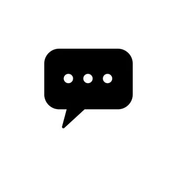 Chat icon vector. Chat Icon in trendy flat style isolated. Speech bubble sy.. Illustrazione stock