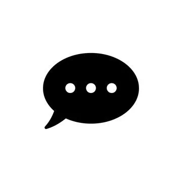 Chat icon vector. Chat Icon in trendy flat style isolated. Speech bubble sy.. イラスト素材