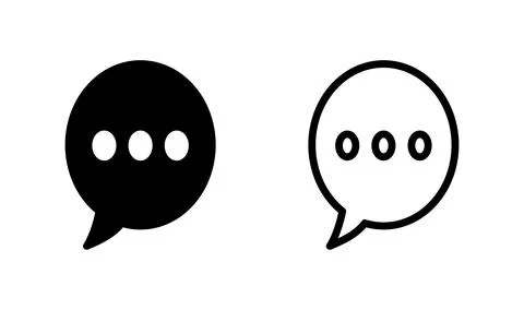 Chat icon vector. Chat Icon in trendy flat style isolated. Speech bubble sy.. Иллюстрация