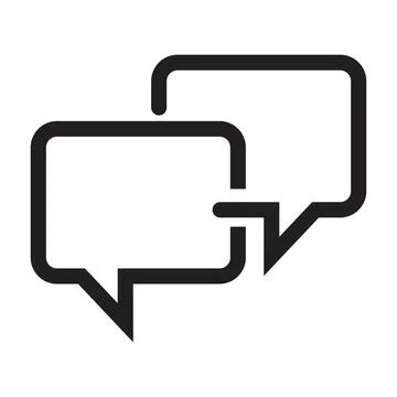 Chat icon vector design template Stock Illustration