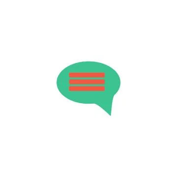 Chat Icon Vector Stock Illustration