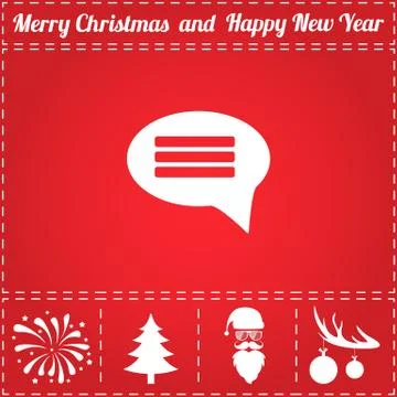 Chat Icon Vector Stock Illustration