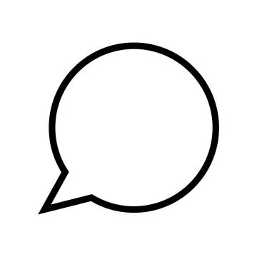 Chat icon vector Stock Illustration