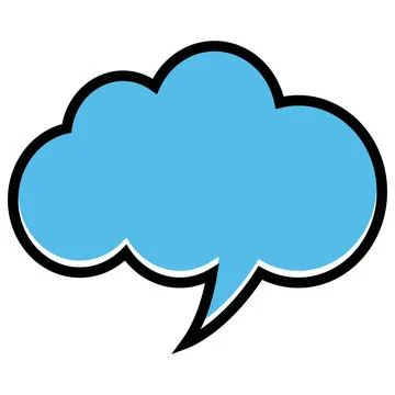 This is chat icon vector illustration Stock Illustration