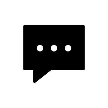 Chat icon vector illustration. speech bubble sign and symbol. comment icon... Stock Illustration