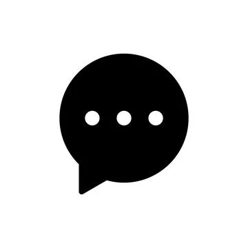 Chat icon vector illustration. speech bubble sign and symbol. comment icon... 스톡 일러스트