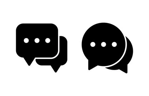 Chat icon vector illustration. speech bubble sign and symbol. comment icon... 스톡 일러스트