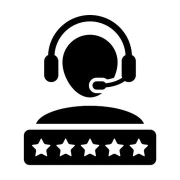 Chat icon vector male customer care support data service person profile avatar Stock Illustration
