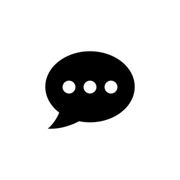Chat icon vector. speech bubble icon. comment icon vector. message. contact u Stock Illustration