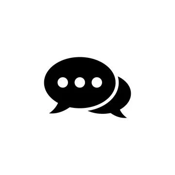 Chat icon vector. speech bubble icon. comment icon vector. message. contact u 스톡 일러스트