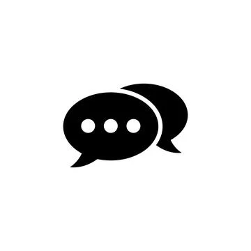 Chat icon vector. speech bubble icon. comment icon vector. message. contact u 스톡 일러스트