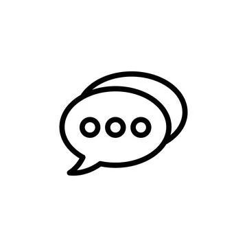 Chat icon vector. speech bubble icon. comment icon vector. message. contact u 스톡 일러스트