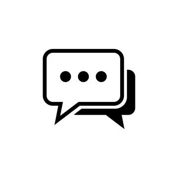 Chat icon vector. speech bubble icon. comment icon vector. message. contact u 스톡 일러스트