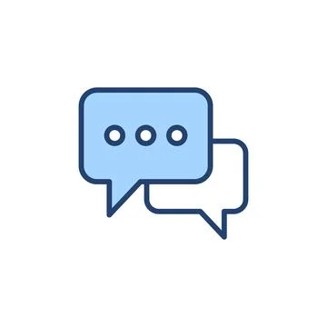 Chat icon vector. speech bubble sign and symbol. comment icon. message 스톡 일러스트