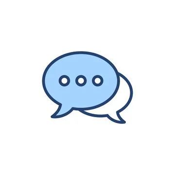 Chat icon vector. speech bubble sign and symbol. comment icon. message 스톡 일러스트