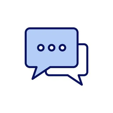 Chat icon vector. speech bubble sign and symbol. comment icon. message イラスト素材