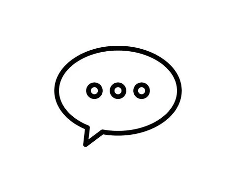 Chat icon. Voice speech bubble vector icon. Messages icon. Communicate symbol 스톡 일러스트