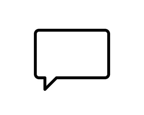 Chat icon. Voice speech bubble vector icon. Messages icon. Communicate symbol Stockillustratie
