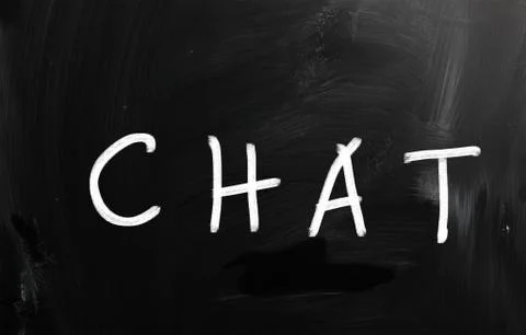 Chat Stock Illustration