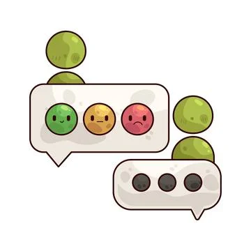 Chat illustration Stock Illustration