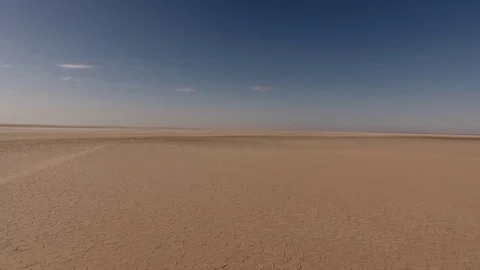 Chat Jrid dry land Drone footage Stock Footage 79740586