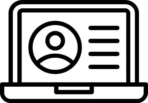 Chat Line Icon Design Stock Illustration