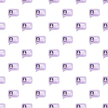 Chat message bubble pattern communicating social interaction Stock Illustration