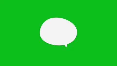 Chat Message Bubbles Minimal 2D Icon animation. Video stock 336858964