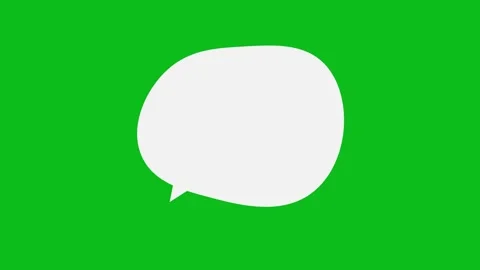 Chat Message Bubbles Minimal 2D Icon animation. Video stock 336858965