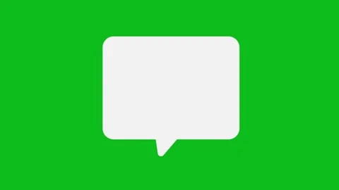 Chat Message Bubbles Minimal 2D Icon animation. Video stock 336858990