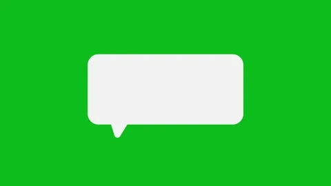 Chat Message Bubbles Minimal 2D Icon animation. Stock-Footage 336858992