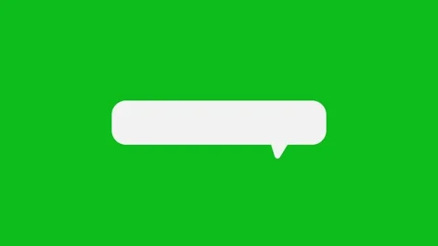 Chat Message Bubbles Minimal 2D Icon animation. Stock Footage 336858994