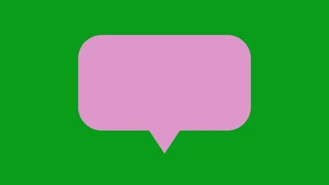 Chat Message Bubbles Minimal 2D Icon animation. 库存影片 336858997