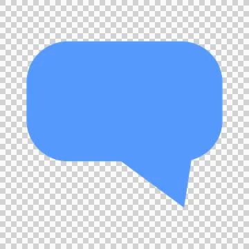 Chat message icon, vector illustration of speech bubble or communication 스톡 일러스트