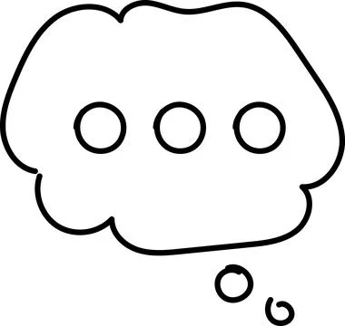 Chat Message Line Icon Set. Speech Bubble, Dialogue, chatting box, message Stock Illustration