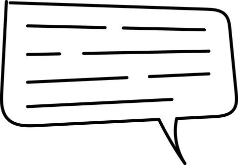 Chat Message Line Icon Set. Speech Bubble, Dialogue, chatting box, message Stock Illustration