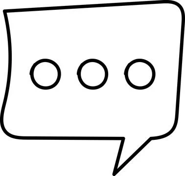 Chat Message Line Icon Set. Speech Bubble, Dialogue, chatting box, message Stock Illustration