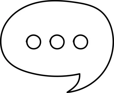 Chat Message Line Icon Set. Speech Bubble, Dialogue, chatting box, message Stock Illustration
