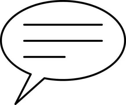 Chat Message Line Icon Set. Speech Bubble, Dialogue, chatting, message box icon イラスト素材