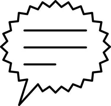 Chat Message Line Icon Set. Speech Bubble, Dialogue, chatting, message box icon Stock Illustration