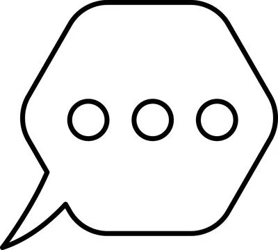 Chat Message Line Icon Set. Speech Bubble, Dialogue, chatting, message box icon Stock Illustration