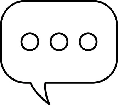 Chat Message Line Icon Set. Speech Bubble, Dialogue, chatting, message box icon イラスト素材