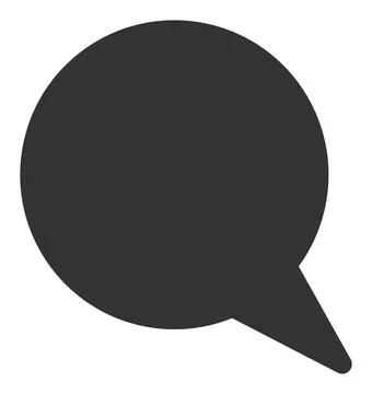 Chat Message - Raster Icon Illustration Stock Illustration