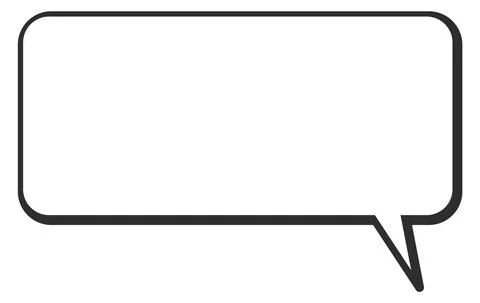 Chat message template. Rectangular text frame bubble イラスト素材