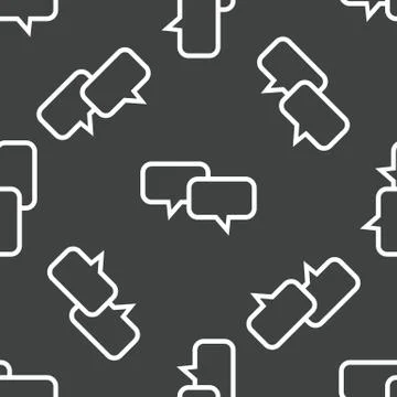 Chat messages pattern 스톡 일러스트