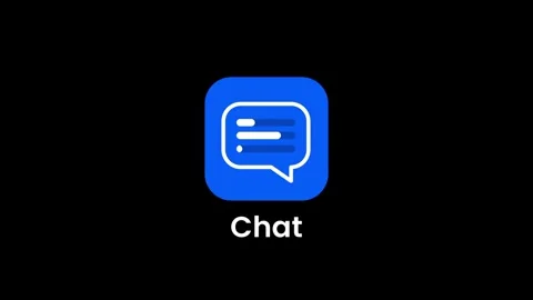 Chat Messaging Icon Stock Footage 334463130