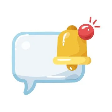 Chat notification 库存插图