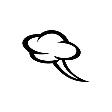 Chat or communication bubble, comic cloud Stock Illustration