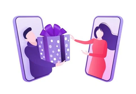 Chat people for concept design. Vector text. Business people teamwork. Social Stock Illustration