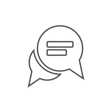 Chat related icon Stock Illustration